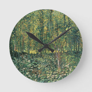 Horloge Ronde Vincent van Gogh   Arbres et sous-bois, 1887