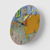 Horloge Ronde Vincent Van Gogh Bedrome Painting (Angle)