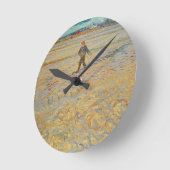 Horloge Ronde Vincent van Gogh | le semeur, 1888 (Angle)
