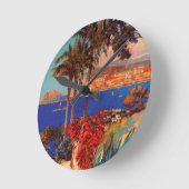 Horloge Ronde Vintage Antibes Côte d'Azur (Angle)