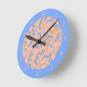 Horloge Ronde Vintage Arabesque (Angle)