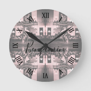 Horloge Ronde Vintage Autriche Vienne Courbette Espagnole