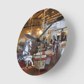 Horloge Ronde Vintage Fairground (Angle)