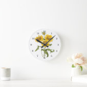 Horloge Ronde Vintage Floral Blanket Flower Sunflower by Redoute (Maison)