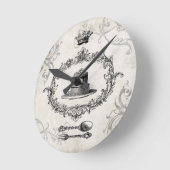 Horloge Ronde Vintage French Cake wall clock (Angle)