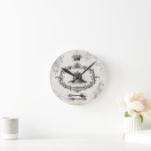 Horloge Ronde Vintage French Cake wall clock (Maison)