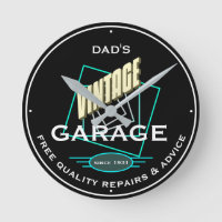 Vintage Garage Retro Look Any Name Slogan Date