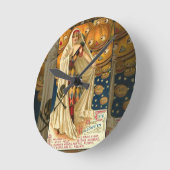 Horloge Ronde Vintage Halloween (Angle)