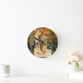 Horloge Ronde Vintage Halloween (Maison)