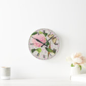 Horloge Ronde Vintage Hummingbird (Maison)