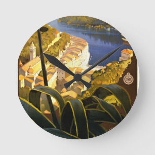Horloge Ronde Vintage Portofino Italie