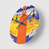 Horloge Ronde Vintage Stockholm (Angle)