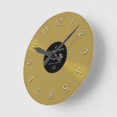Horloge Ronde Vinyl Time (Angle)