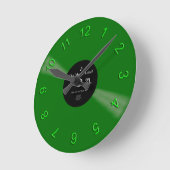 Horloge Ronde Vinyl Time (Angle)