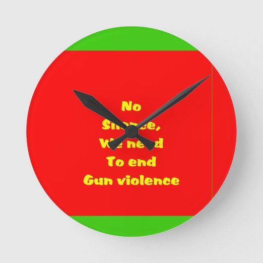 Horloge Ronde Violence armée (Recto)