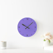 Horloge Ronde Violet clair (Maison)