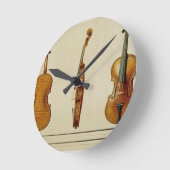 Horloge Ronde Violon Hellier fabriqué par Antonio Stradivarius ( (Angle)