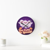 Horloge Ronde Viral Spooky Cute Ghosts 👻 Halloween Design (Maison)