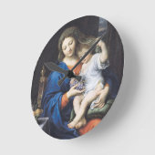 Horloge Ronde Virgin of the Grapes, 1640-50 (Angle)