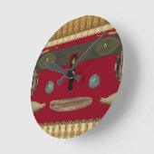 Horloge Ronde Visage amusant (Angle)