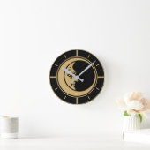Horloge Ronde Visage de croissant de lune (Maison)