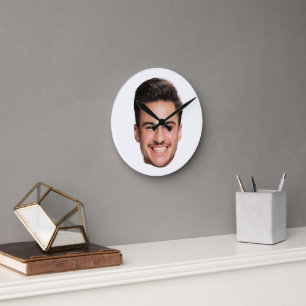 Horloge Ronde Visage Personnalisé