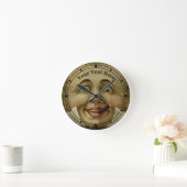 Horloge Ronde Visage rond antique (Maison)