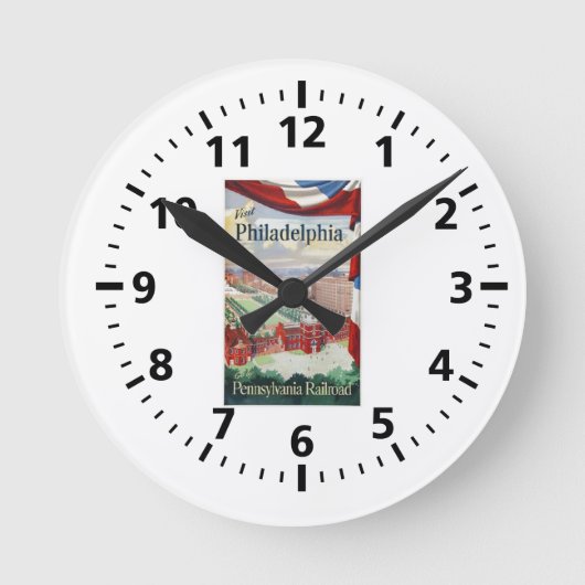 Horloge Ronde Visit Philadelphie via la Pennsylvanie Watc (Recto)