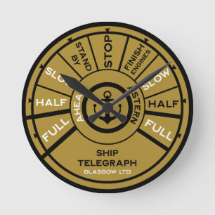 Horloge Ronde Vitesse du navire Titanic
