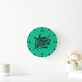 Horloge Ronde Vivez dans l'instant (Maison)