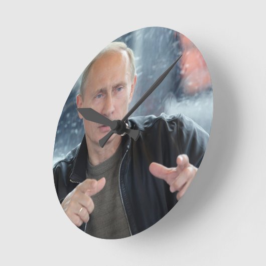 Horloge Ronde Vladimir Poutine (Angle)