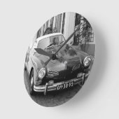 Horloge Ronde Voiture classique Karmann Ghia (Angle)