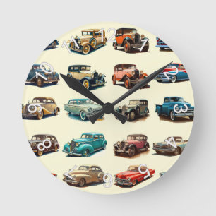 Horloge Ronde Voitures