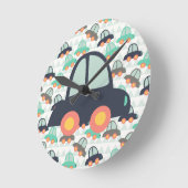 Horloge Ronde Voitures et plus de Voitures (Angle)