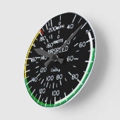 Horloge Ronde Vol de l'indicateur de vitesse (Angle)