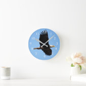 Horloge Ronde Voler comme un aigle (Maison)