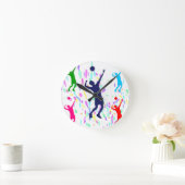 HORLOGE RONDE VOLLEYBALL (Maison)