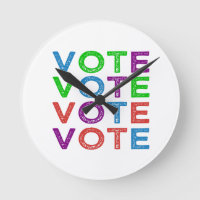 VOTE en multicolore