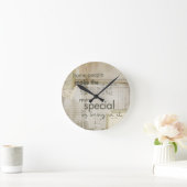 Horloge Ronde vous êtes message spécial (Maison)