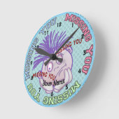 Horloge Ronde Vous manquez de visage (Angle)