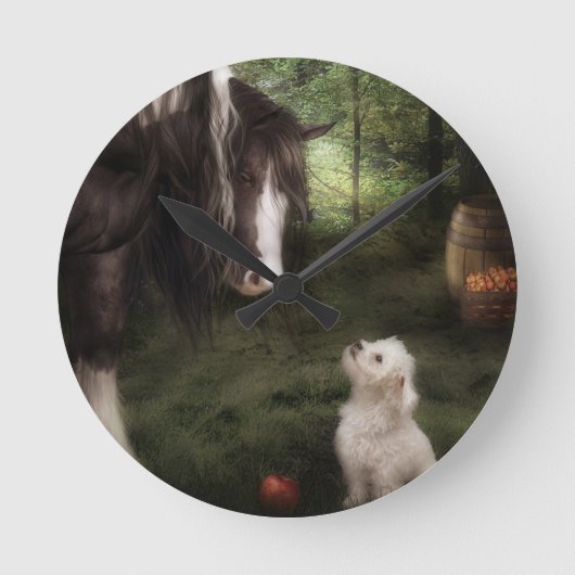 Horloge Ronde Vous Voulez Jouer (Recto)