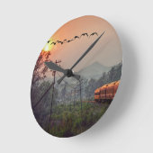 Horloge Ronde Voyage (Angle)