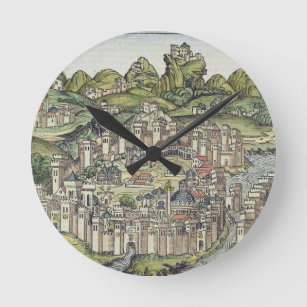 Horloge Ronde Vue de la ville murée de Constantinople, de Th