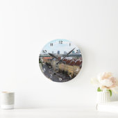 Horloge Ronde Vue de Varsovie (Maison)