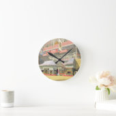 Horloge Ronde Vue du support de matériel Sheffield et du Grand (Maison)