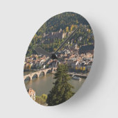 Horloge Ronde Vue sur l'Alte Brucke ou l'ancien pont (Angle)