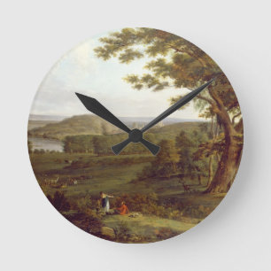Horloge Ronde Vue T31507 de au nord-ouest du château Howard,