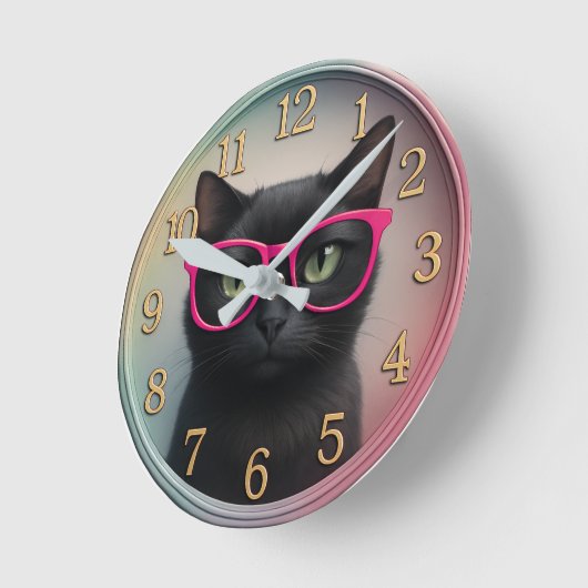 Horloge Ronde Wall Clock (Angle)