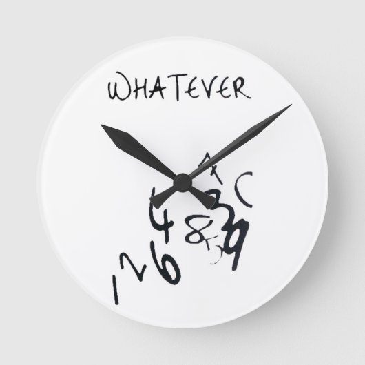 Horloge Ronde Wall Clock (Recto)