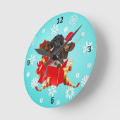 Horloge Ronde Wall Clock (Angle)